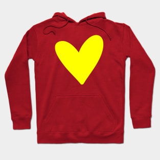 Yellow heart Hoodie